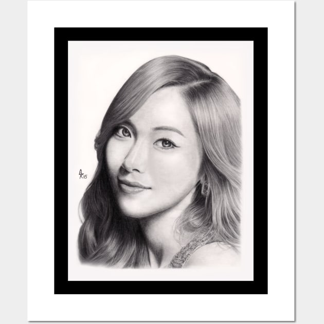 Girls' Generation Jessica Jung Wall Art by kuygr3d